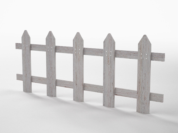  3D モデルデータ　lattice fence free