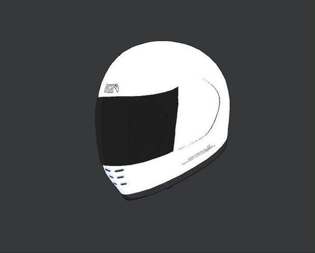 [VRchat想定] バイク用ヘルメット