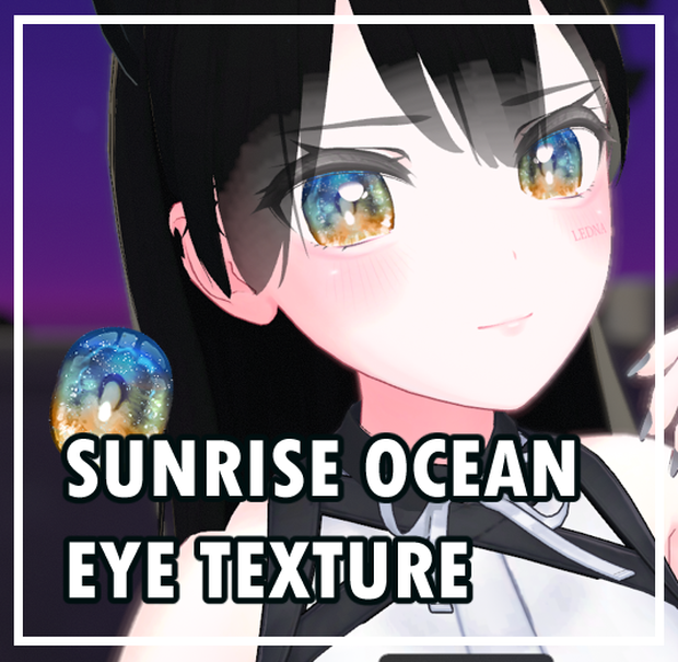 Sunrise Ocean EYE Texture