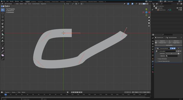 curve plane geometry