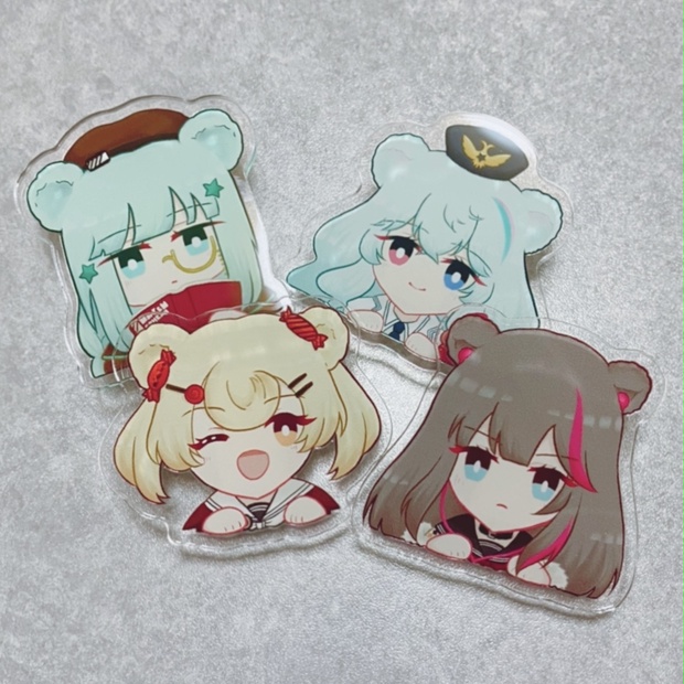 アクリルバッジ クリップ カグラバチ TSUTAYA限定 アクリル