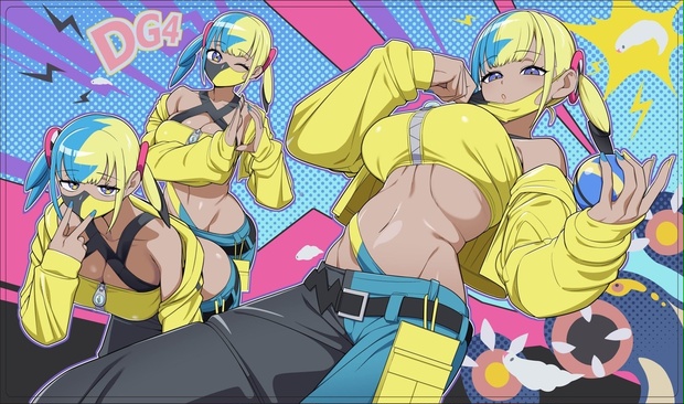 しゃあぷぺんそぅ アニメキャラクター プレイマット セット しゃあぷぺんそぅ - BOOTH
