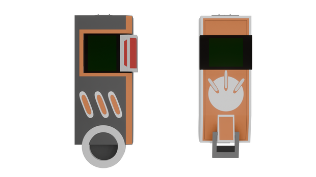 デジヴァイスのノーマルバージョンとバーストバージョン / Digivice From Digimon Savers /Digimon Data Squad both normal and burst version from Anime Made in Blender