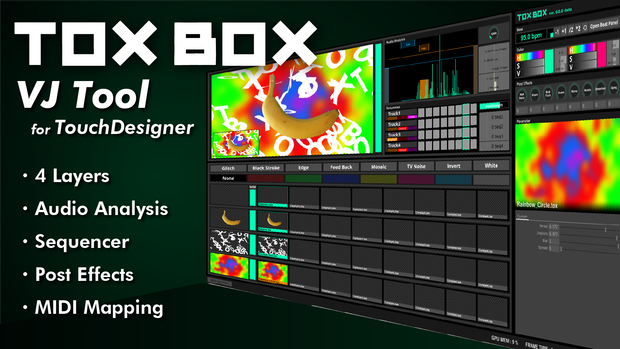 TOXBOX - TouchDesigner VJ Tool