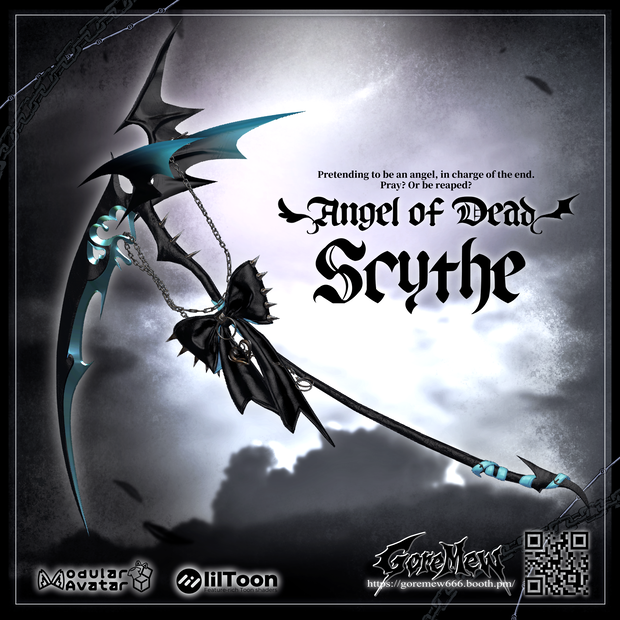 【ギミック付き3D武器モデル】🖤大鎌🪽【Angel of Dead】