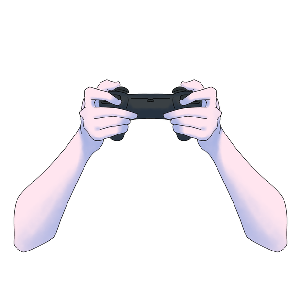ゲームする手