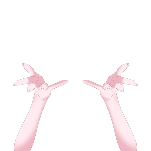 VTuber　手素材