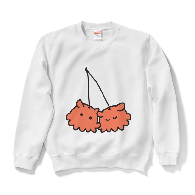 さくらんぼめんだこちゃん スウェット たこみゅ堂 Booth