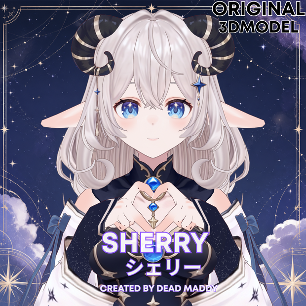 オリジナル3Dモデル　シェリー