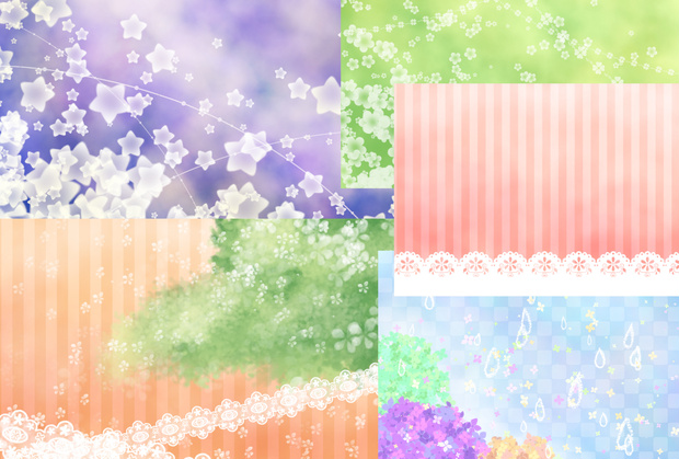 A4サイズ背景素材