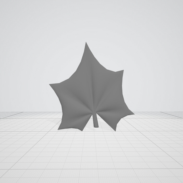 3dモデル　葉っぱ　obj fbx