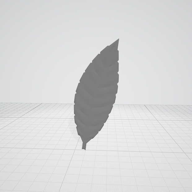 3dモデル　葉っぱ　obj fbx