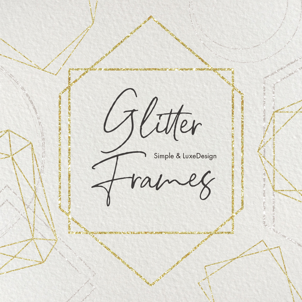 glitter frames