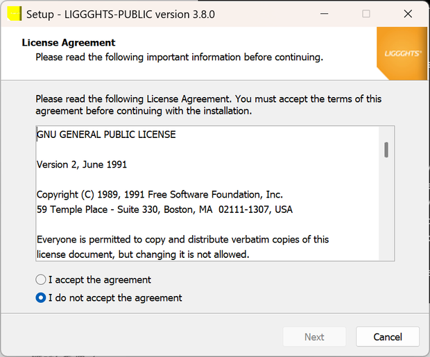 LIGGGHTS-PUBLIC 3.8.0（Windows x64）インストーラ【MPI / VTK / Voronoi / JPEG 対応】