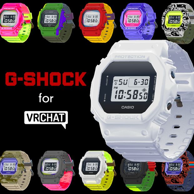 CASIO G-SHOCK 「MY G-SHOCK」【VRChat / OSC対応】