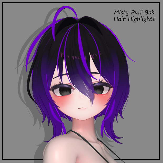 Misty Puff Bob Texture Mask for Highlights