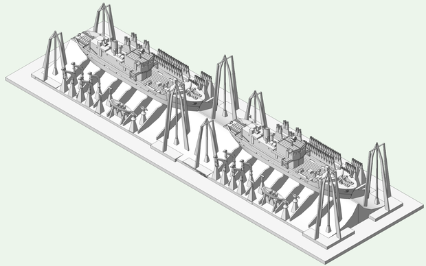 1/700　日本海軍　第一号型掃海特務艇　2隻