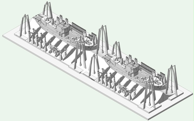 1/700　日本海軍　第一号型掃海特務艇　2隻