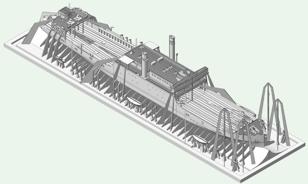 1/700　鉄道省　鉄道連絡船「第一青函丸」