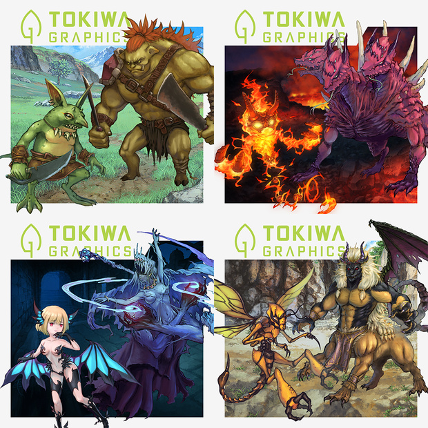 【お得】トキワグラフィックス 4パック詰め合わせ