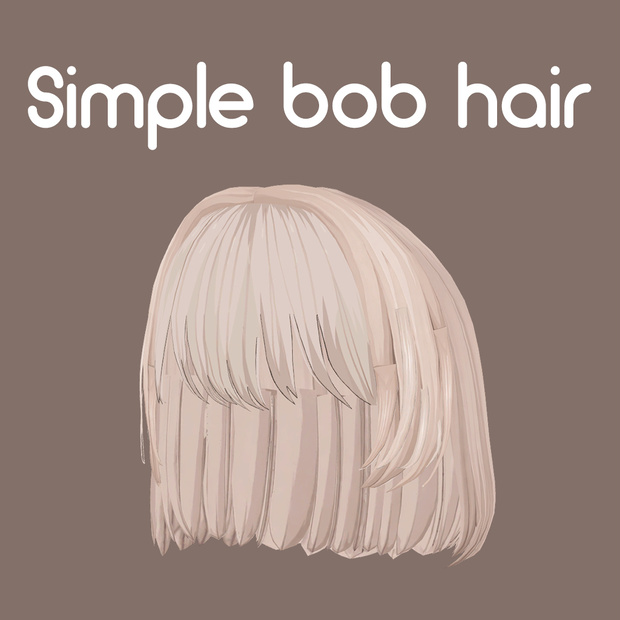 Simple bob hair
