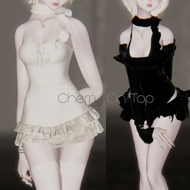 🦢🌑 [Light And Dark Outfit}
