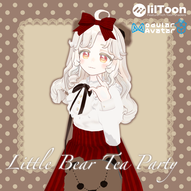 【sale!!】Little Bear Tea Party🧸🫖【4アバター対応】