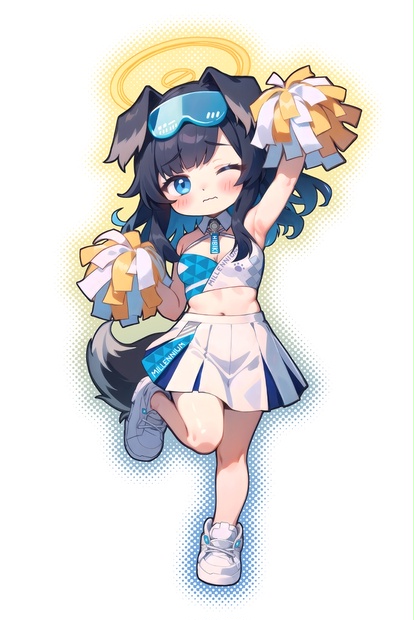 ブルアカ ヒビキ アクリルキーホルダー 80mm - Mirage Haze - BOOTH