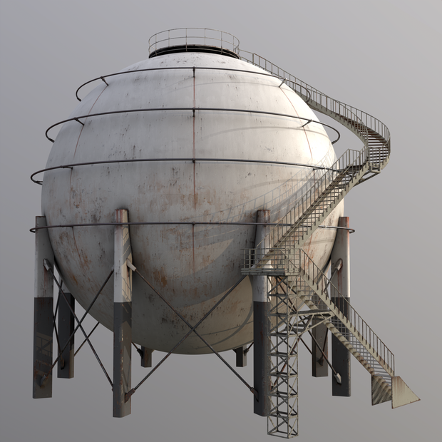 ガス球体（ホートン球）CGアセット