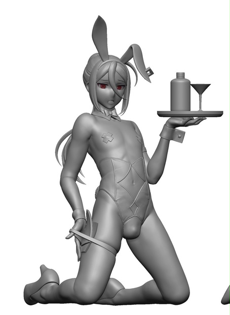 兎美ショーゴ　欲しがりバニーver　3Dプリント用データ　無料配布版