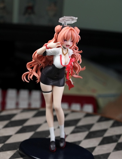 BA-003]1/9 夜桜 キララ 完成品 顔付き [フルカラーレジンver.] ブルー