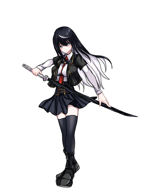 白黒剣士