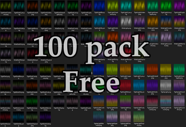 100 Pack - Hair Texture - FREE *2021*