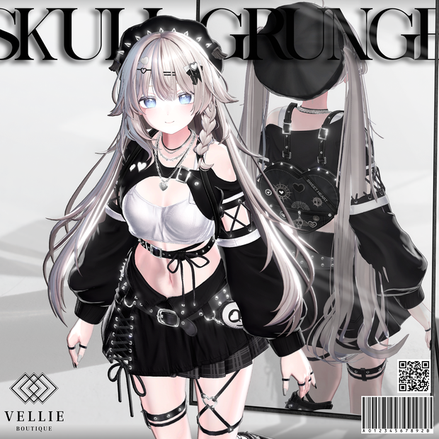 💀【VRC 衣装】SKULL GRUNGE - Riot