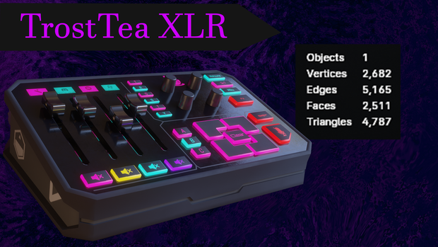 TrostTea's XLR Mixer / Audio controller!
