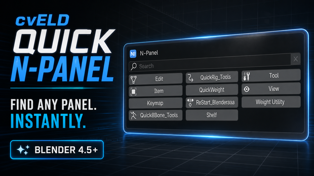 Quick NPanel [Blender addon]
