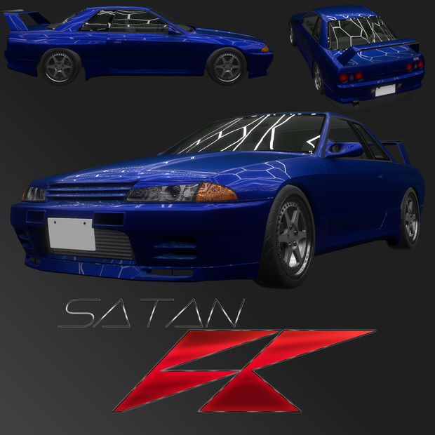 【3Dモデル】BR32用ボディキット『SatanBR』