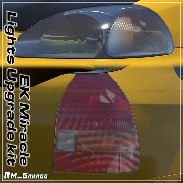 【VRChat向け3Dモデル】EK-Miracle用 LightsUpgradeKit