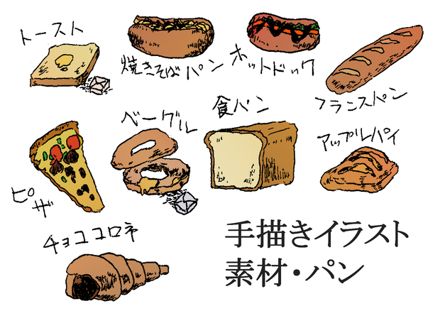 パン イラスト素材