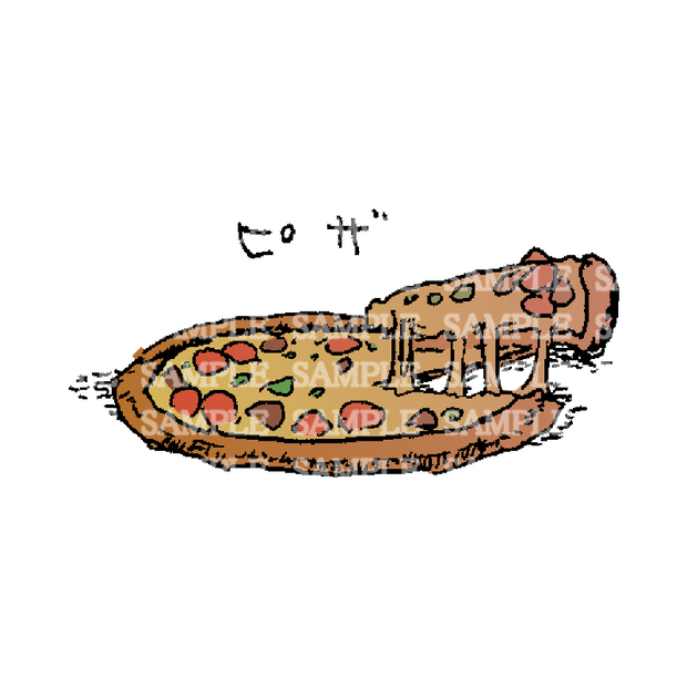 イラスト素材 ピザ