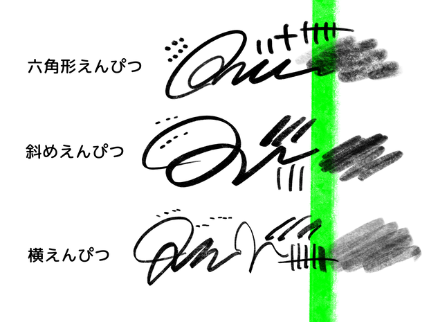 【Procreate 】ぬとっとした濃いめのえんぴつセット