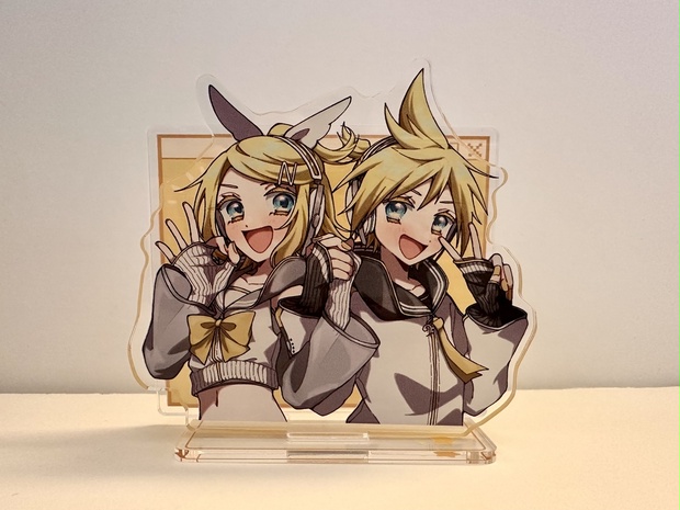 鏡音リン・レンNTフレーム付きアクリルスタンド - domi - BOOTH