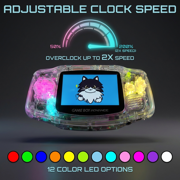 GBA LED+Clock module