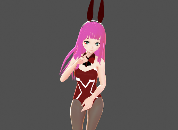 ZERO TWO bunny ゼロツー【VRoid and VRM】+ Texture