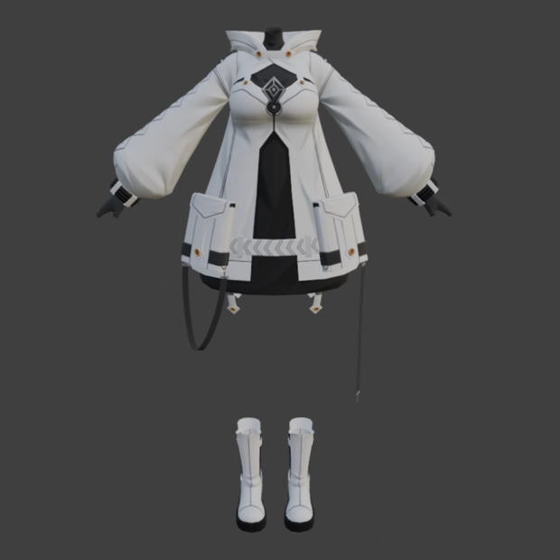 【3D衣装モデル】set1