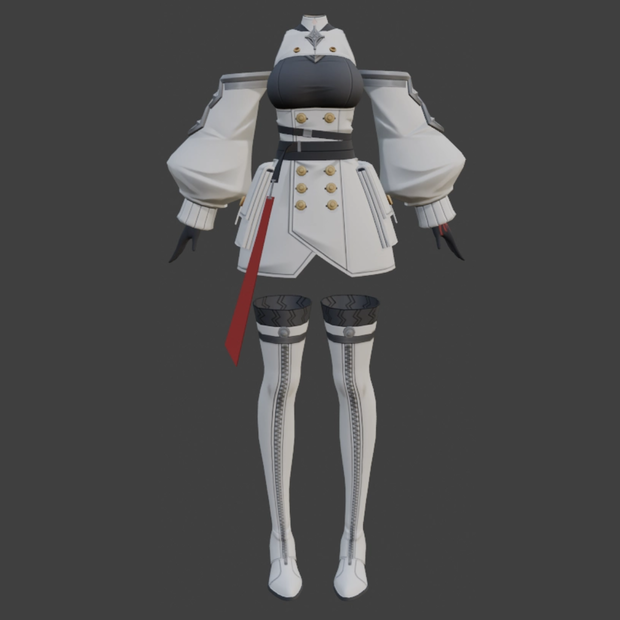 【3D衣装モデル】set11