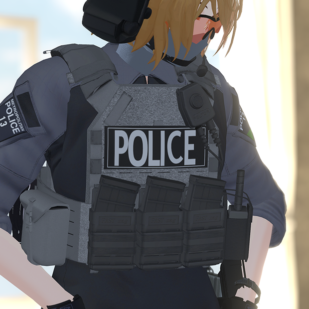 【VRCHAT想定】MOR LITE Gen2 プレートキャリア