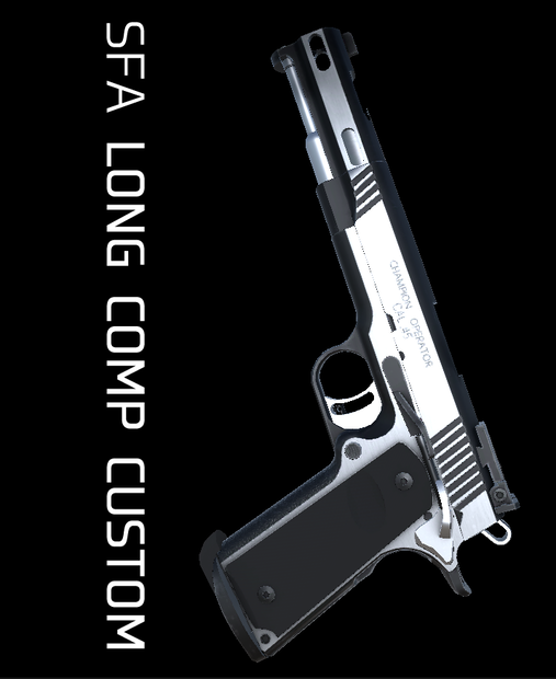 【VRCHAT想定】SFA Long Comp Custom ハンドガン