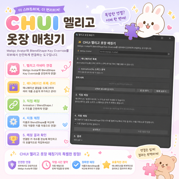 CHUI 멜리고 옷장 매칭기