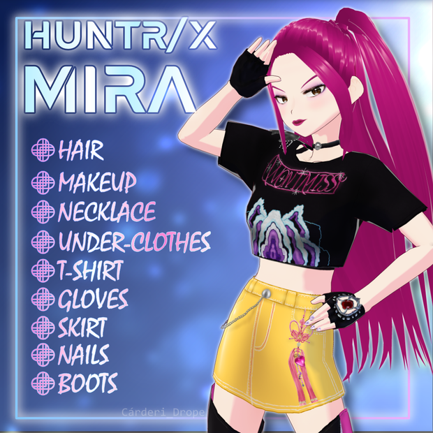 Huntrix || Mira - "How It's Done" Outfit || .png + .vroidcustomitems + .vrm + .vroid